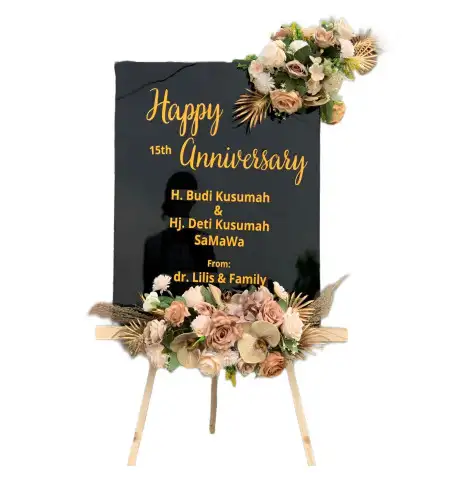 Papan Bunga Akrilik Songbledeg